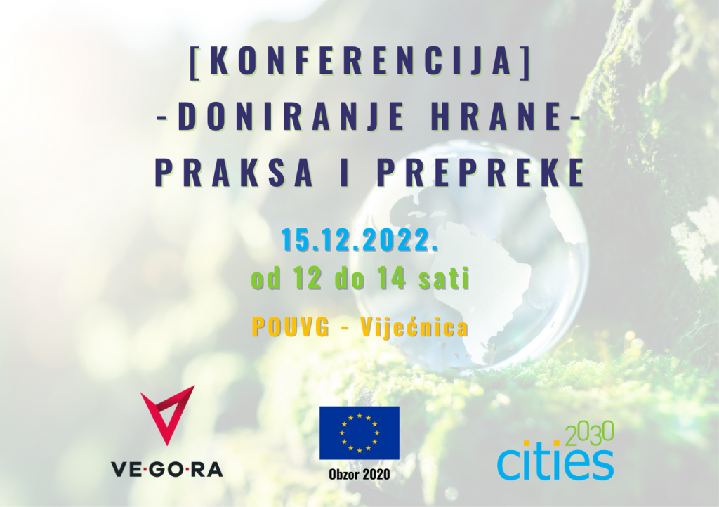 [Conference] Donating food - practice and obstacles - Horizon2020 Project Cities2030 - Agency VE-GO-RA